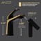 Anzzi 1-Handle Bathroom Faucet in Matte Black and Brushed Gold L-AZ903MB-BG - alternate 8
